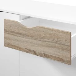 Mørteens Commode Sunndal I - Blanc / Chêne clair 10 Mørteens Commode Sunndal I - Blanc / Chêne clair -Meubles de salon Soldes kommode sunndal gummibaum teilmassiv weiss eiche dekor 4753536