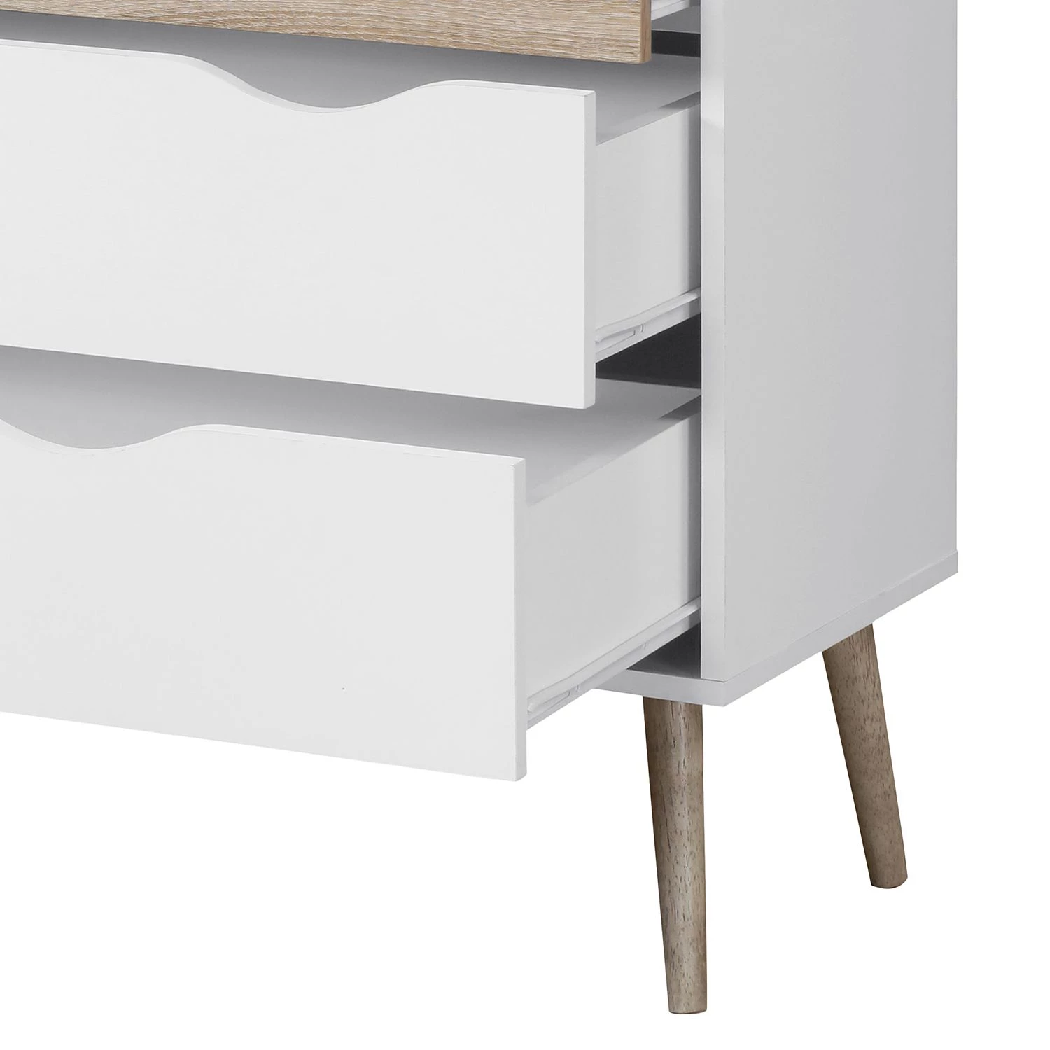 Mørteens Commode Sunndal - Blanc / Chêne clair 9 Mørteens Commode Sunndal - Blanc / Chêne clair – Image 7