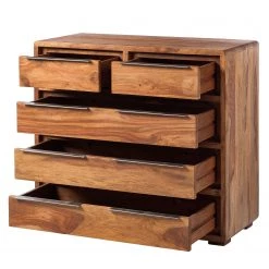 Ars Natura Commode Trangle - Sheesham massif -Meubles de salon Soldes kommode trangle sheesham massiv 3992432