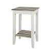 Home Design Console Gironde - Blanc brillant / Imitation pin 2 Home Design Console Gironde - Blanc brillant / Imitation pin -Meubles de salon Soldes konsole gironde hochglanz weiss kiefer dekor 1427471