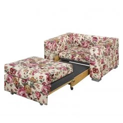 Mooved Fauteuil convertible Latina XII - Matière tissée - Beige / Rouge -Meubles de salon Soldes latte 80 schlafsessel standard stoff komplett orleans 03 fuesse holz 4131780