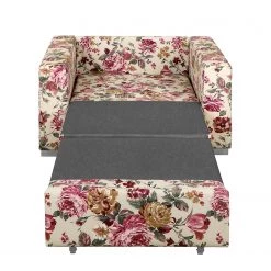 Mooved Fauteuil convertible Latina XII - Matière tissée - Beige / Rouge -Meubles de salon Soldes latte 80 schlafsessel standard stoff komplett orleans 03 fuesse holz 4131792