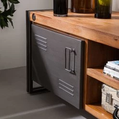 Ars manufacti Meuble TV Manchester - Acacia massif / Métal 20 Ars manufacti Meuble TV Manchester - Acacia massif / Métal -Meubles de salon Soldes lowboard manchester i akazie massiv metall 4872716