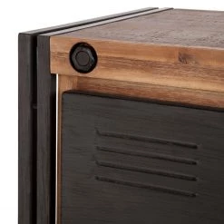 Ars manufacti Buffet Manchester I - Acacia massif / Métal -Meubles de salon Soldes lowboard manchester i akazie massiv metall 4872756