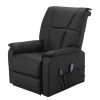 Modoform Fauteuil massant Cubillo - Cuir véritable - Noir -Meubles de salon Soldes massagesessel cubillo echtleder schwarz 4146608