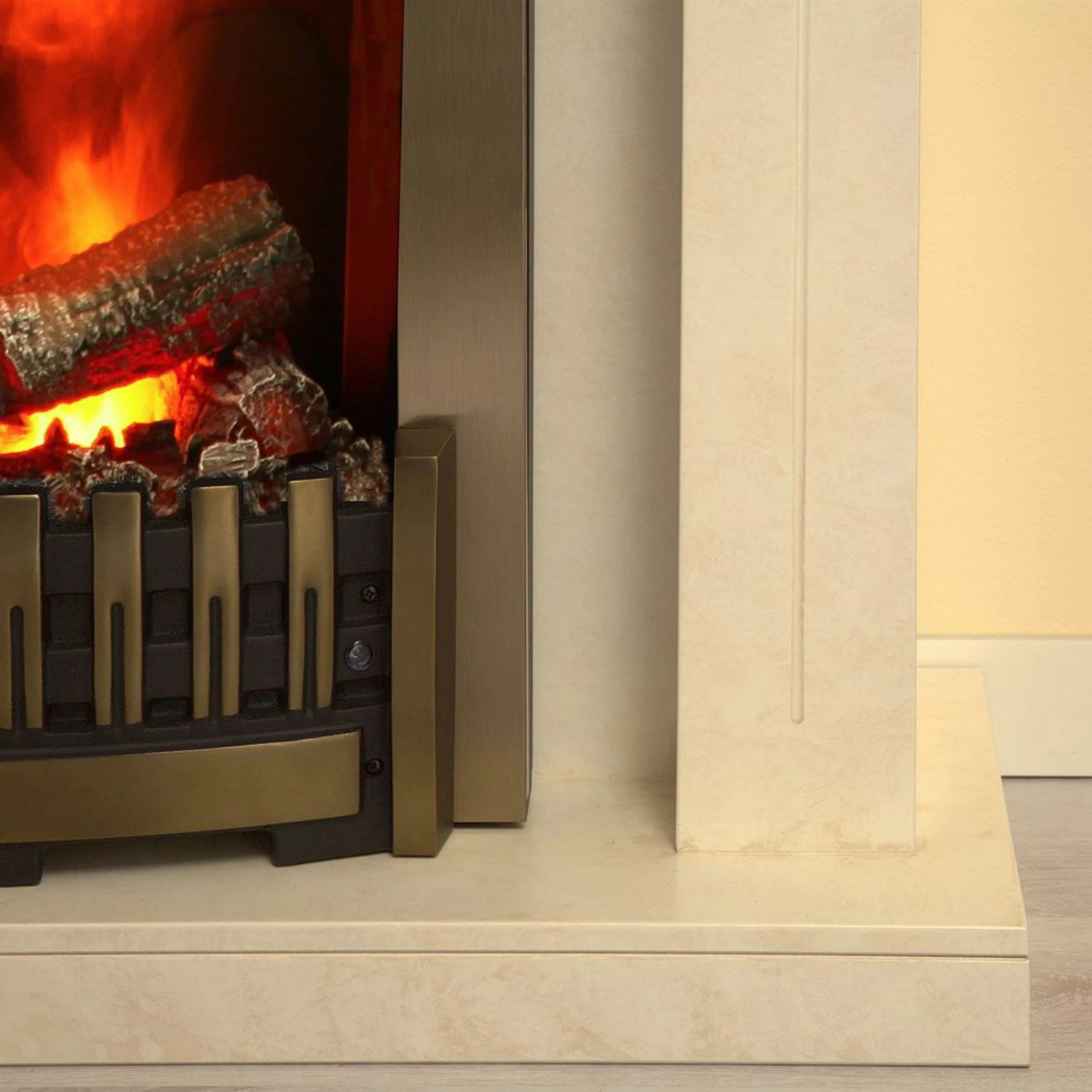 Montreux Cheminée électrique Missouri - Beige - Crème marbré 15 Montreux Cheminée électrique Missouri - Beige - Crème marbré – Image 13