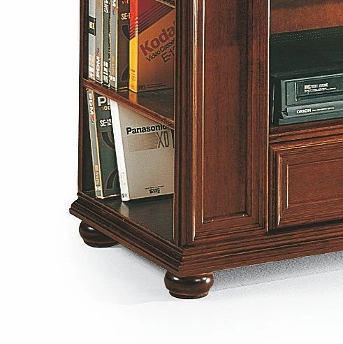 Montreux Meuble TV Palermo - Avec une tablette extractible, 1 tiroir, et 3 compartiments pour CD et DVD 4 Montreux Meuble TV Palermo - Avec une tablette extractible, 1 tiroir, et 3 compartiments pour CD et DVD – Image 2