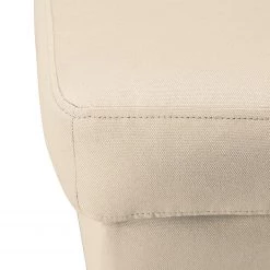 Mørteens Fauteuil à oreilles Bucoli - Ecru - Avec repose-pieds 25 Mørteens Fauteuil à oreilles Bucoli - Ecru - Avec repose-pieds -Meubles de salon Soldes ohrensessel bucoli strukturstoff mit hocker ecru 4621700