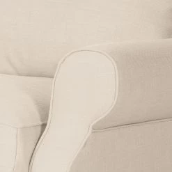 Maison Belfort Fauteuil à oreilles Sofia - Tissu beige -Meubles de salon Soldes ohrensessel colmar xl webstoff beige 4830216