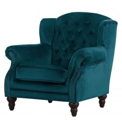 Jack & Alice Fauteuil à oreilles Jenner II - Bleu foncé