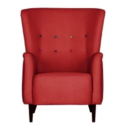 Mørteens Fauteuil à oreilles Josslyn - Tissu rouge - Avec repose-pieds 25 Mørteens Fauteuil à oreilles Josslyn - Tissu rouge - Avec repose-pieds -Meubles de salon Soldes ohrensessel josslyn webstoff rot 453399