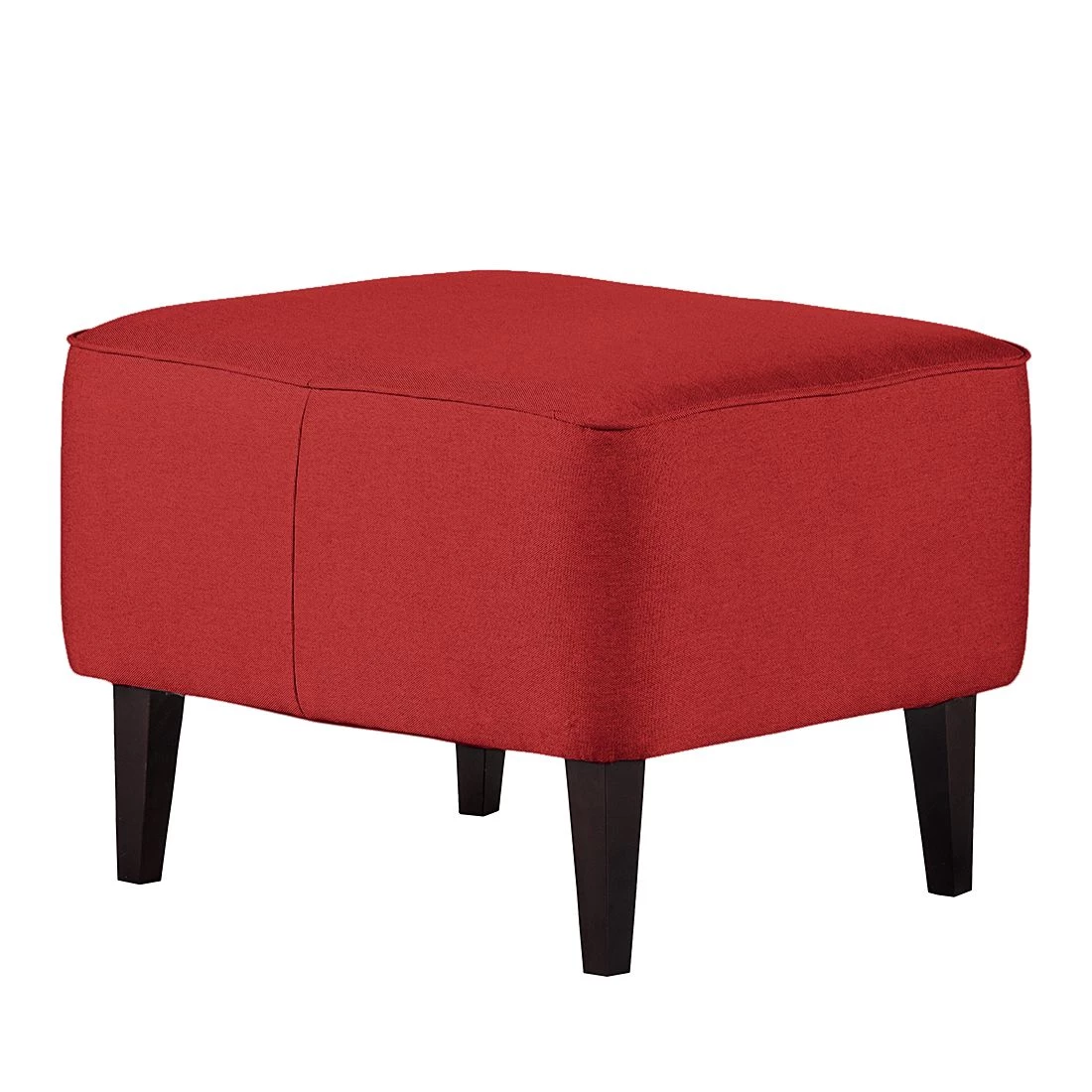 Mørteens Fauteuil à oreilles Josslyn - Tissu rouge - Avec repose-pieds 5 Mørteens Fauteuil à oreilles Josslyn - Tissu rouge - Avec repose-pieds – Image 3