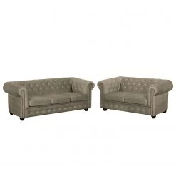 Jack & Alice Ensemble de salon Torquay I (3-2) - Cappuccino