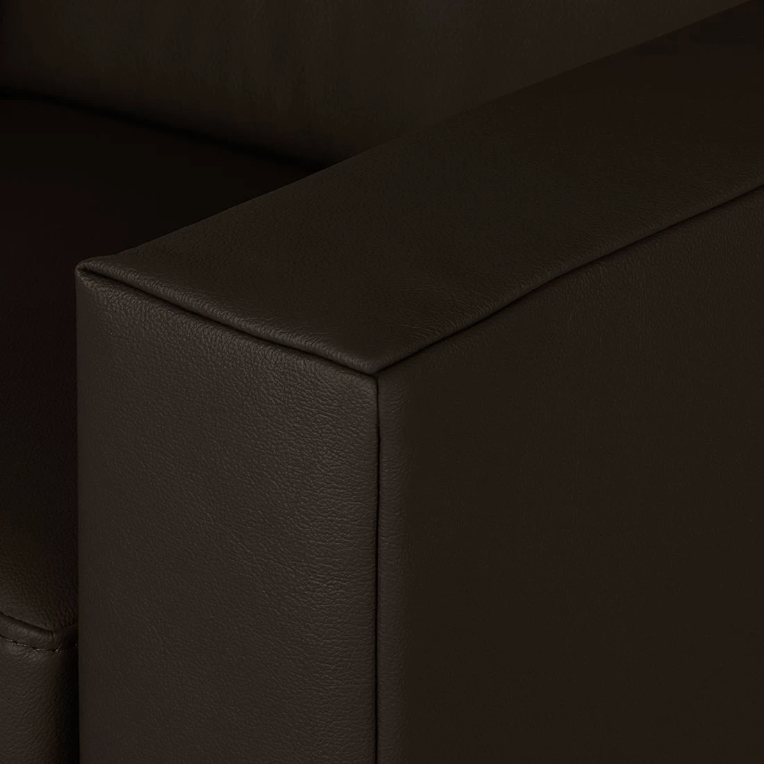 Loftscape Fauteuil Varberg - Cuir véritable marron foncé 13 Loftscape Fauteuil Varberg - Cuir véritable marron foncé – Image 11