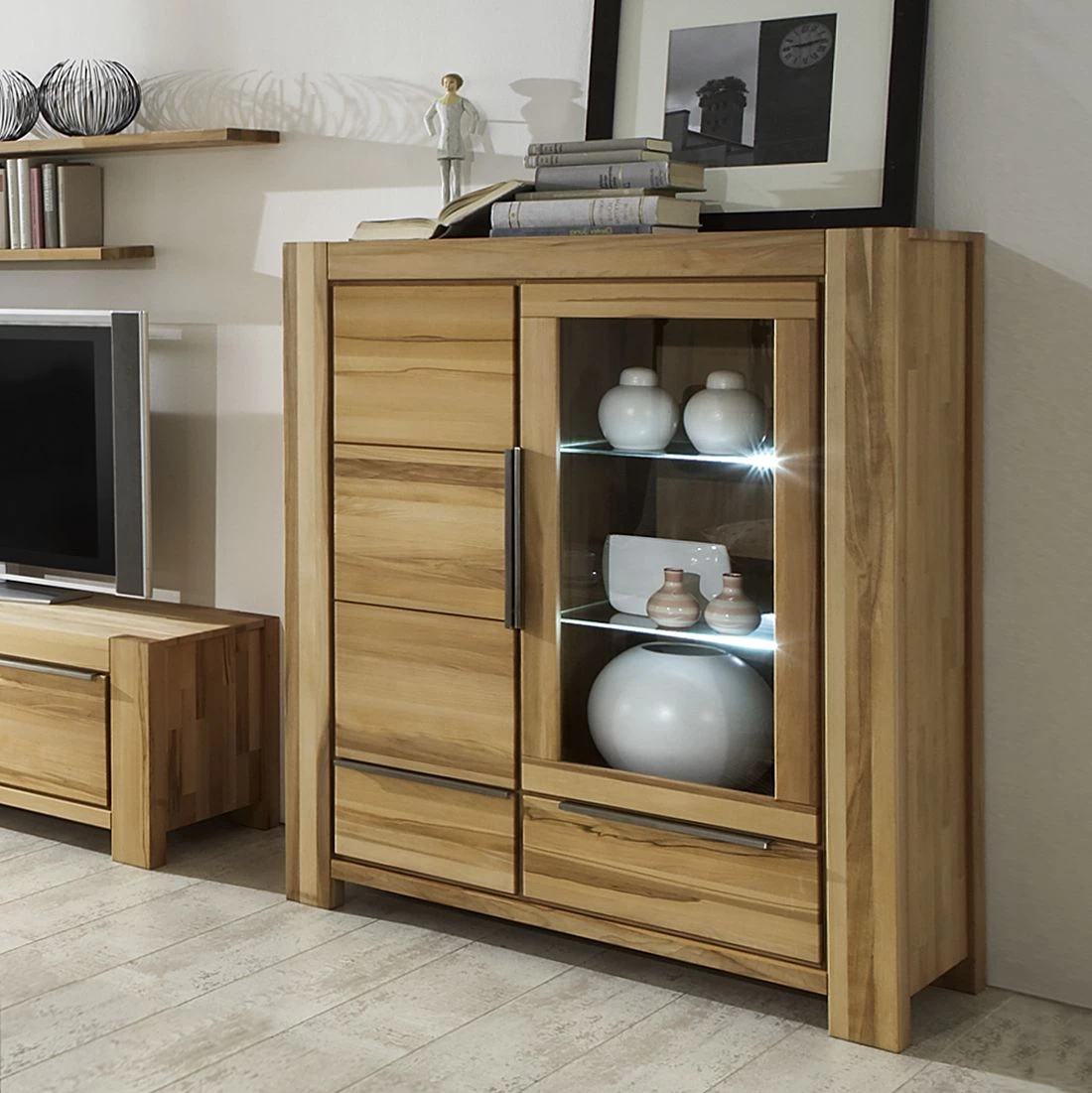 Ars Natura Buffet haut Pia I - Duramen de hêtre massif huilé 4 Ars Natura Buffet haut Pia I - Duramen de hêtre massif huilé – Image 2