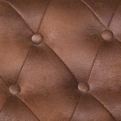 Ars manufacti Ensemble de salon Benavente (3 - 2 - 1) - Aspect vieux cuir marron -Meubles de salon Soldes polstergarnitur benavente 3 2 1 antiklederoptik braun 448424