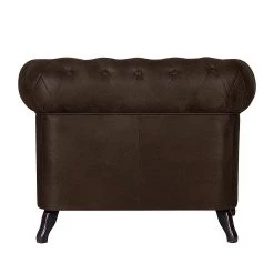 Ars manufacti Canapé panoramique Benavente (3 -2 -1) - Aspect vieux cuir marron foncé -Meubles de salon Soldes polstergarnitur benavente 3 2 1 antiklederoptik dunkelbraun 4761244