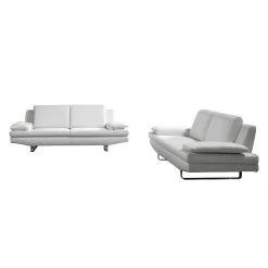 Fredriks Canapé modulable Yovanna (3 -2) - Cuir synthétique blanc