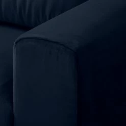 Jack & Alice Ensemble de salon Lorcy (3-2-1) - Bleu foncé -Meubles de salon Soldes polstergarnitur lorcy 3 2 1 samt dunkelblau 4893068