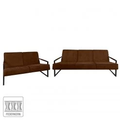 Ars manufacti Ensemble de salon Manchester IV (3-2) - Marron chocolat -Meubles de salon Soldes polstergarnitur manchester iv 3 2 antiklederlook schokoladenbraun 5044288