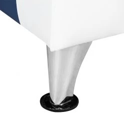 Studio Monroe Canapé panoramique Nixa (3 -2 -1) - Cuir synthétique - Blanc / Bleu foncé 37 Studio Monroe Canapé panoramique Nixa (3 -2 -1) - Cuir synthétique - Blanc / Bleu foncé -Meubles de salon Soldes polstergarnitur nixa 3 2 1 kunstleder weiss dunkelblau 435898