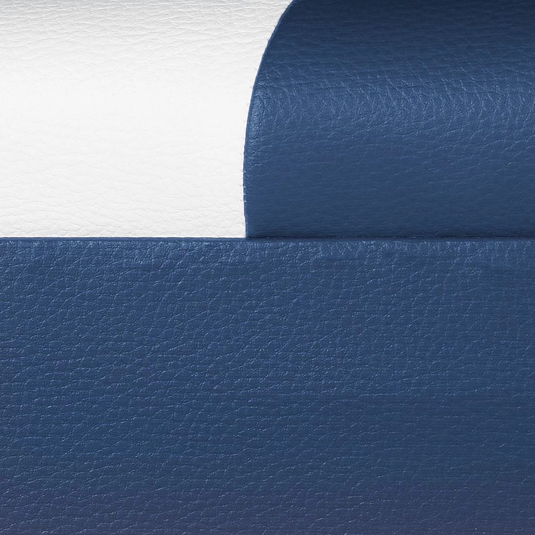 Studio Monroe Canapé panoramique Nixa (3 -2 -1) - Cuir synthétique - Blanc / Bleu foncé 18 Studio Monroe Canapé panoramique Nixa (3 -2 -1) - Cuir synthétique - Blanc / Bleu foncé – Image 16