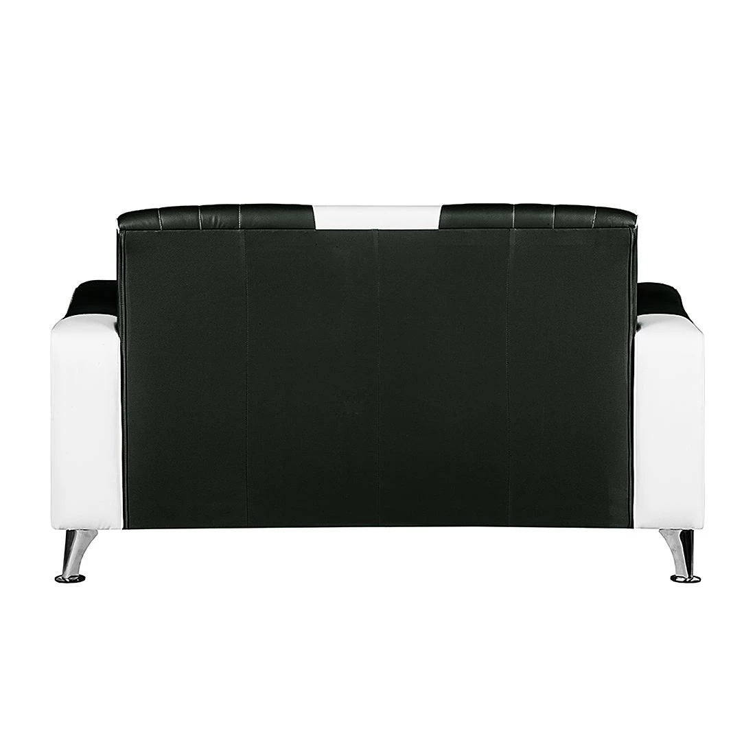 Studio Monroe Canapé panoramique Nixa (3 -2 -1) - Cuir synthétique - Blanc / Noir 10 Studio Monroe Canapé panoramique Nixa (3 -2 -1) - Cuir synthétique - Blanc / Noir – Image 8