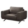 Fredriks Fauteuil Ramilia - Gris marron -Meubles de salon Soldes polstergarnitur ramilia 3 2 1 antiklederlook braungrau 4882284 1