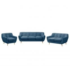 Mørteens Ensemble de salon Rometta (3-2-1) - Bleu jean