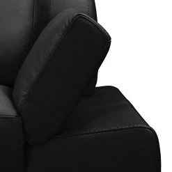 Loftscape Ensemble de salon Silvano (3 -2,5) - Appui-tête réglable -Meubles de salon Soldes polstergarnitur silvano 3 2 5 kunstleder schwarz 443292