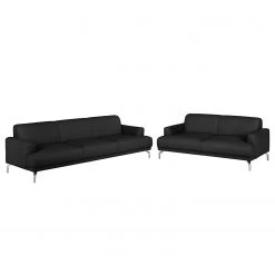 Fredriks Ensemble de salon Sisto II (3 - Noir