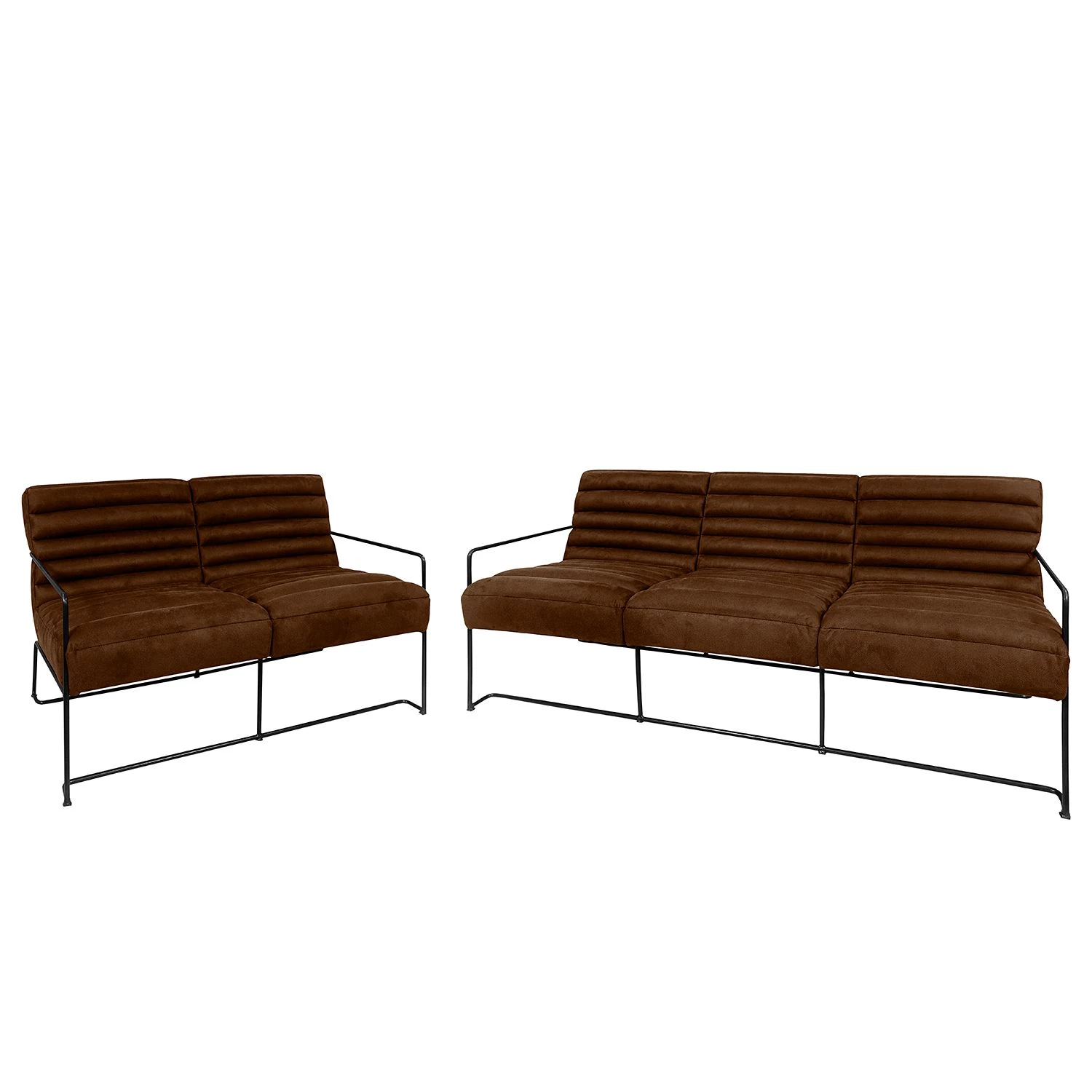 Ars manufacti Ensemble de salon Voda II (3-2) - Marron chocolat 3 Ars manufacti Ensemble de salon Voda II (3-2) - Marron chocolat