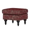Ridgevalley Pouf repose-pieds Ajana - Bordeaux 2 Ridgevalley Pouf repose-pieds Ajana - Bordeaux -Meubles de salon Soldes polsterhocker ajana strukturstoff rot 4697940