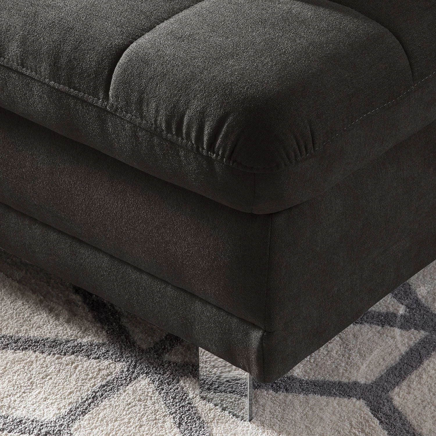 Loftscape Pouf repose-pieds Ayna - Microfibre 15 Loftscape Pouf repose-pieds Ayna - Microfibre – Image 13