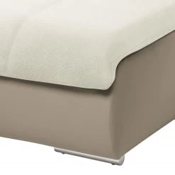 Cotta Tabouret rembourré Delsbo - Beige -Meubles de salon Soldes polsterhocker delsbo kunstleder flachgewebe beige 3511001