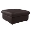 Cotta Pouf repose-pieds Doug - Cuir véritable -Meubles de salon Soldes polsterhocker doug echtleder dunkelbraun 4739424