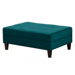 Jack & Alice Pouf repose-pieds Elnora - Turquoise