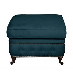 Jack & Alice Repose-pieds capitonné Esplanada - Petit format - Velours - Bleu foncé 10 Jack & Alice Repose-pieds capitonné Esplanada - Petit format - Velours - Bleu foncé -Meubles de salon Soldes polsterhocker esplanada klein microfaser dunkelblau 4506040