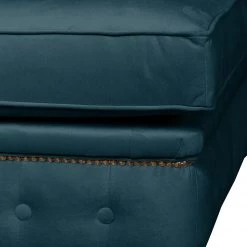 Jack & Alice Repose-pieds capitonné Esplanada - Petit format - Velours - Bleu foncé 11 Jack & Alice Repose-pieds capitonné Esplanada - Petit format - Velours - Bleu foncé -Meubles de salon Soldes polsterhocker esplanada klein microfaser dunkelblau 4506044