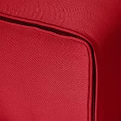 Fredriks Pouf repose-pieds Grady I - Tissu -Meubles de salon Soldes polsterhocker grady webstoff i rot 4771736