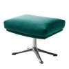 Studio Copenhagen Repose-pieds Hepburn III - Velours Shyla: Pétrol - Chrome brillant 2 Studio Copenhagen Repose-pieds Hepburn III - Velours Shyla: Pétrol - Chrome brillant -Meubles de salon Soldes polsterhocker hepburn iii samt aluminium stoff shyla petrol 5060344