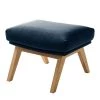Studio Copenhagen Repose-pieds Hepburn I - Velours Shyla: Bleu foncé - Chêne foncé 2 Studio Copenhagen Repose-pieds Hepburn I - Velours Shyla: Bleu foncé - Chêne foncé -Meubles de salon Soldes polsterhocker hepburn samt eiche stoff shyla dunkelblau 5019240
