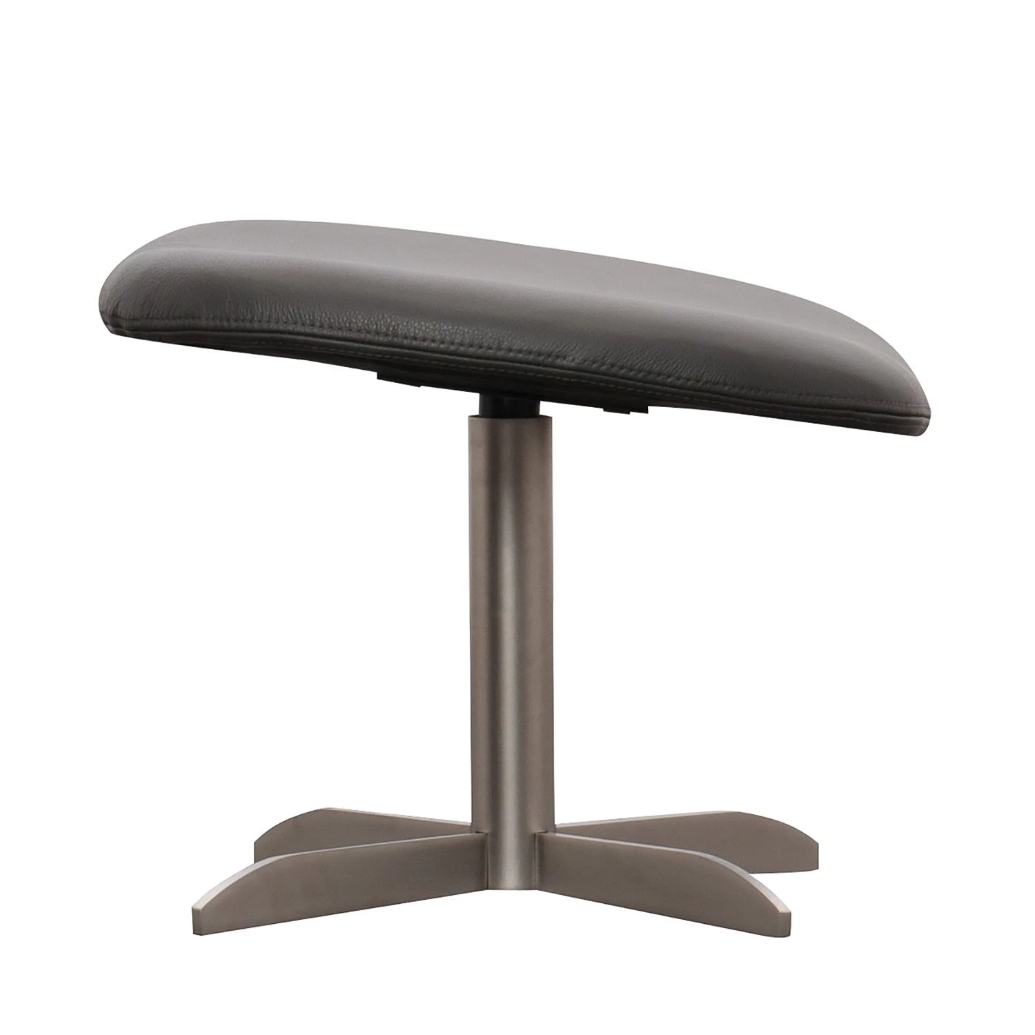 Studio Copenhagen Repose-pieds Houston Cuir véritable - Cuir véritable Neka : Gris - Acier inoxydable 5 Studio Copenhagen Repose-pieds Houston Cuir véritable - Cuir véritable Neka : Gris - Acier inoxydable – Image 3