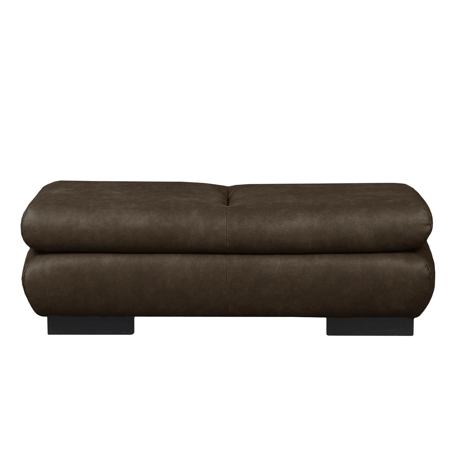 Ars Natura Pouf repose-pieds Infinity - Aspect cuir vieilli - Expresso 5 Ars Natura Pouf repose-pieds Infinity - Aspect cuir vieilli - Expresso – Image 3
