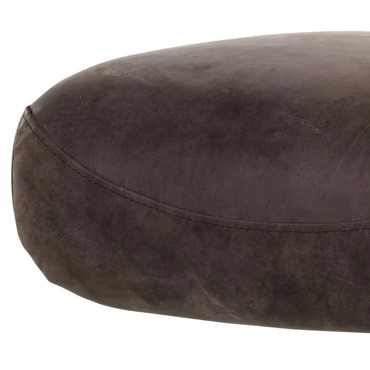 Ars manufacti Pouf repose-pieds Itala - Cuir véritable 4 Ars manufacti Pouf repose-pieds Itala - Cuir véritable – Image 2