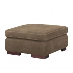 Ars Natura Pouf repose-pieds Maine - Cappuccino
