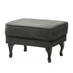 Maison Belfort Pouf repose-pieds Miscol - Gris foncé