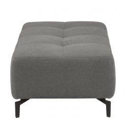 Fredriks Pouf repose-pieds Rosewood - Gris fumé -Meubles de salon Soldes polsterhocker rosewood webstoff rauchgrau 4639960