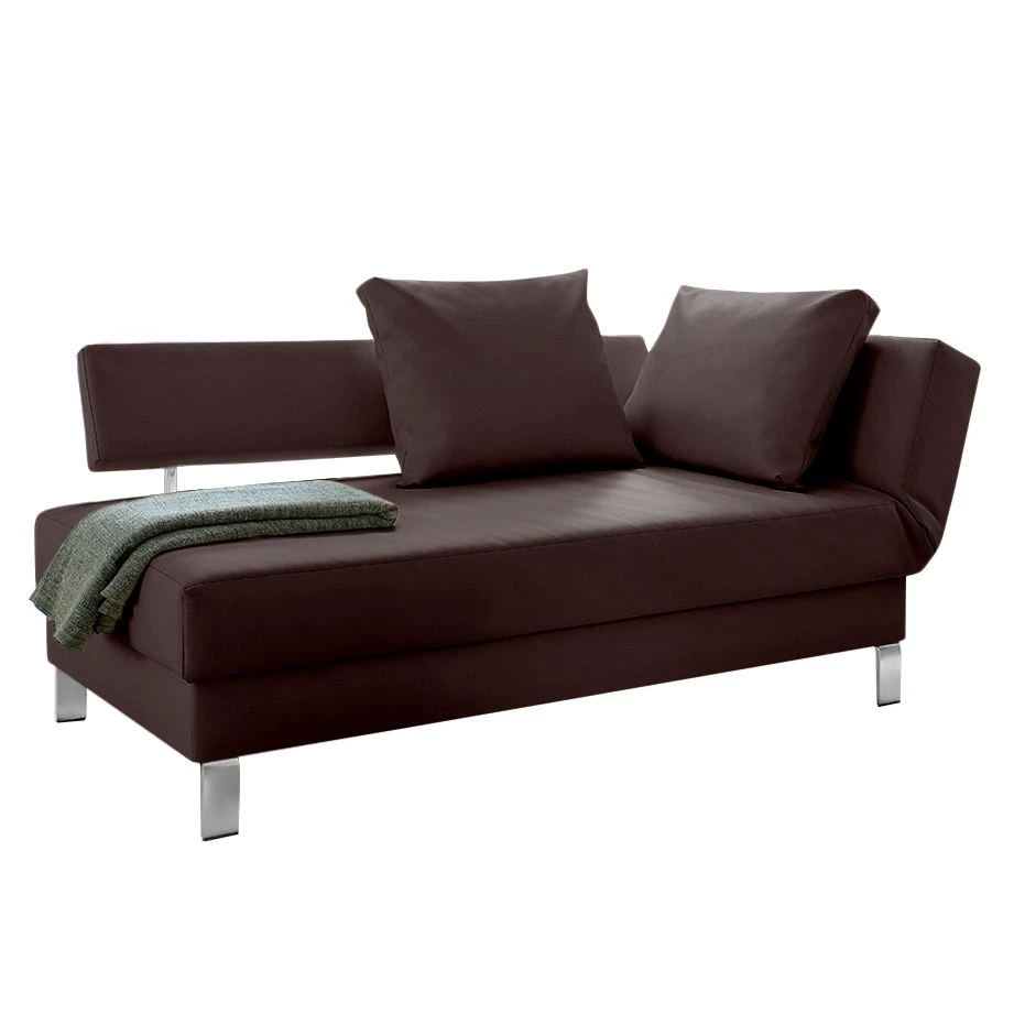 Loftscape Méridienne Athmos (convertible) - Marron chocolat - Accoudoir monté à droite (vu de face) 3 Loftscape Méridienne Athmos (convertible) - Marron chocolat - Accoudoir monté à droite (vu de face)