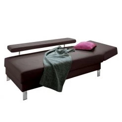 Loftscape Méridienne Athmos (convertible) - Marron chocolat - Accoudoir monté à droite (vu de face) 18 Loftscape Méridienne Athmos (convertible) - Marron chocolat - Accoudoir monté à droite (vu de face) -Meubles de salon Soldes recamiere athmos mit schlaffunktion kunstleder armlehne davorstehend rechts schokoladenbraun 1720422